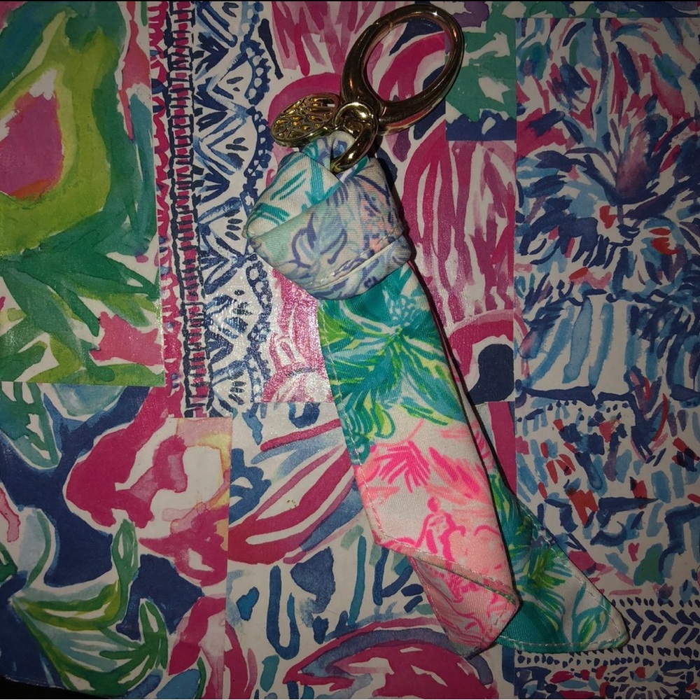 Lilly Pulitzer Bohemian Queen Scarf Keychain